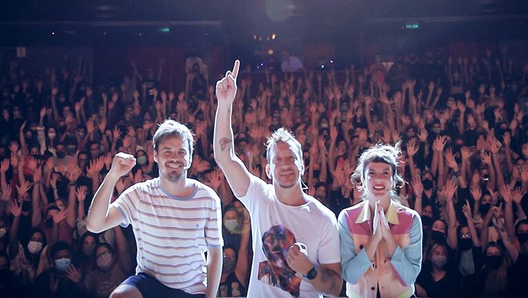 Nico Vázquez, Gime Accardi y Benjamín Rojas salen de gira con Una semana nada más. Foto: Agus Navarro.