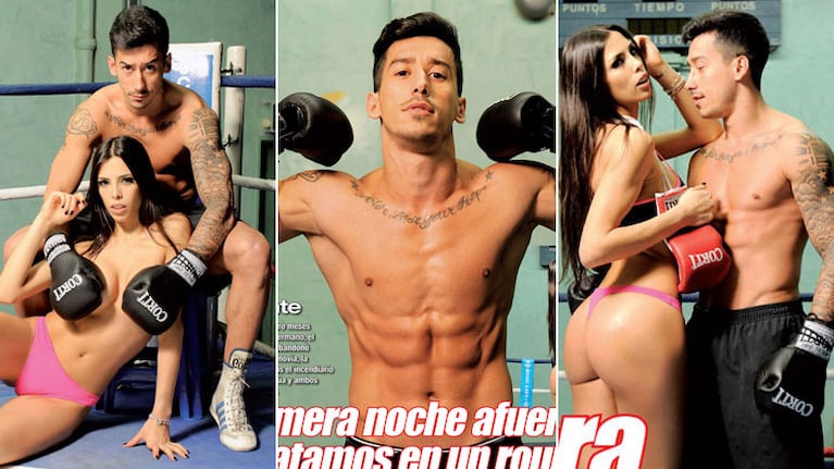 Nico y Maypi, sexies en el ring. (Fotos: revista Paparazzi)