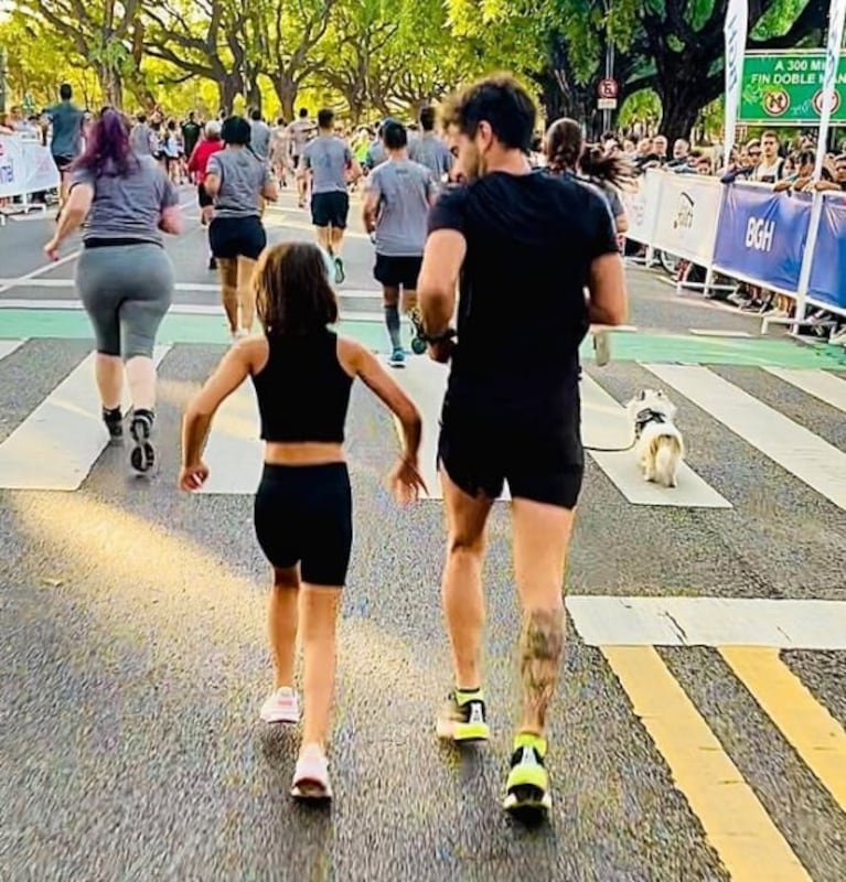 Nicolás Cabré compartió fotos de un especial momento junto a su hija Rufina: "Gracias por ser mi compañerita"