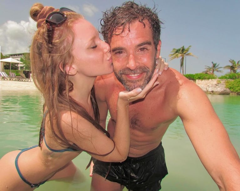 Nicolás Cabré, súper enamorado de Rocío Pardo en la Riviera Maya y “tirando pasos prohibidos”: el video