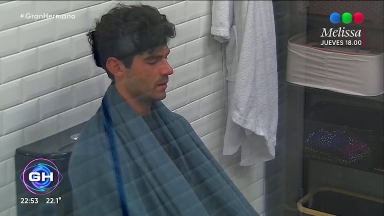 Nicolás de Gran Hermano 2023 se encerró en el baño: tuvo una crisis de llanto y Rosina Beltrán lo contuvo