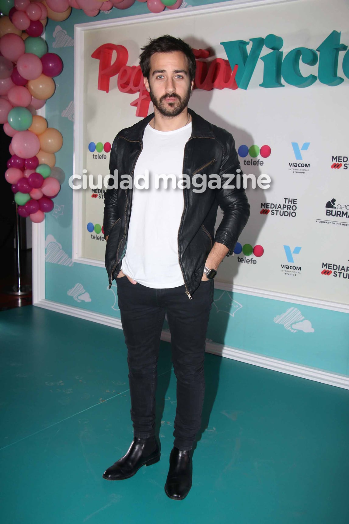 Nicolás Francella en la presentación de prensa de Pequeña Victoria. (Foto: Movilpress)