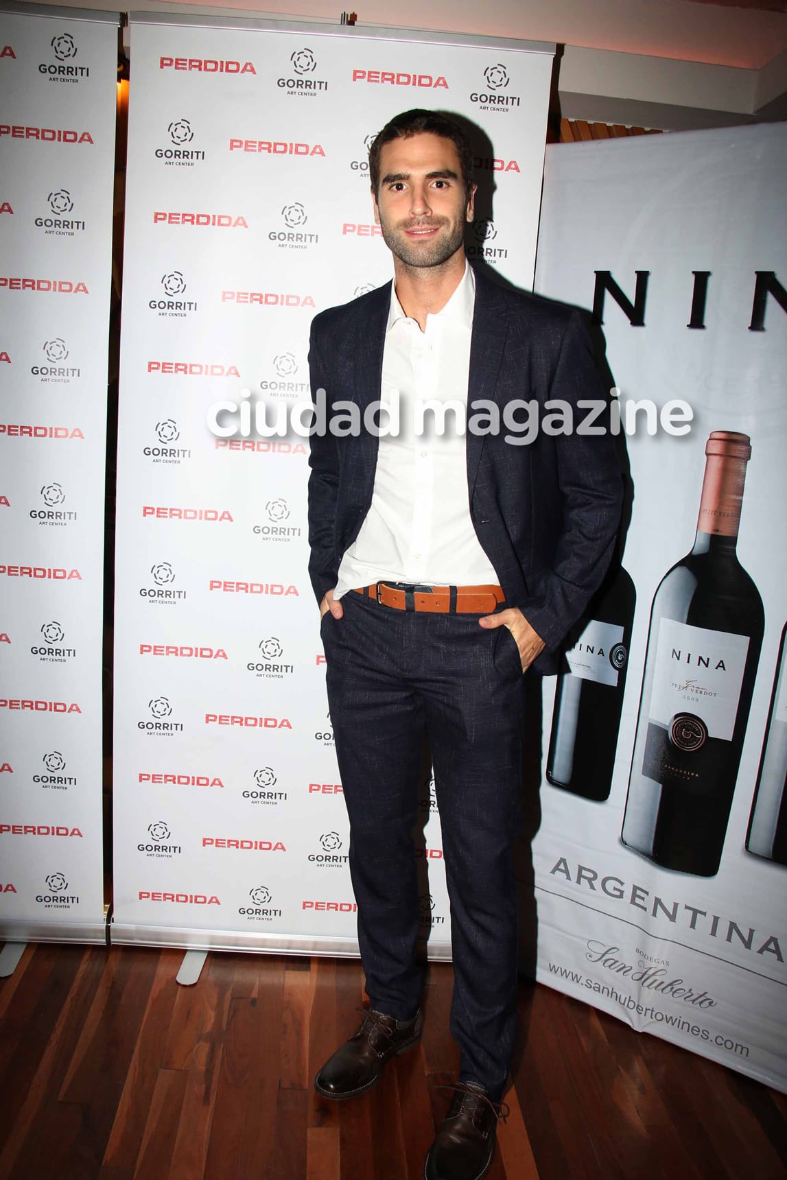 Nicolás Furtado, en la premiere de Perdida. (Foto: Movilpress)