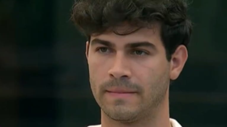 Nicolás Grosman fue sancionado por el Gran Hermano (Foto: captura Telefe)