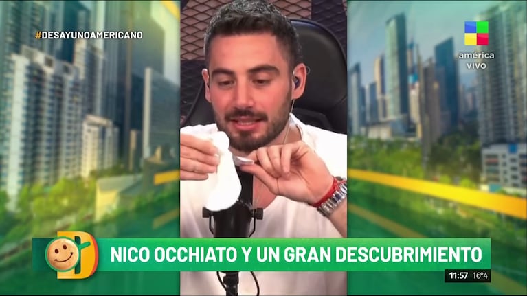 Nicolas Occhiato en Luzu Tv.