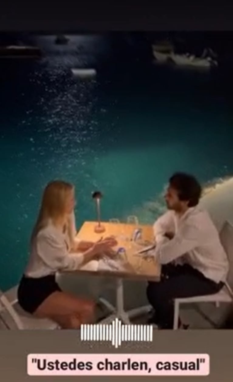 Nicole Neumann compartió el video de una cena romántica y quedó expuesta