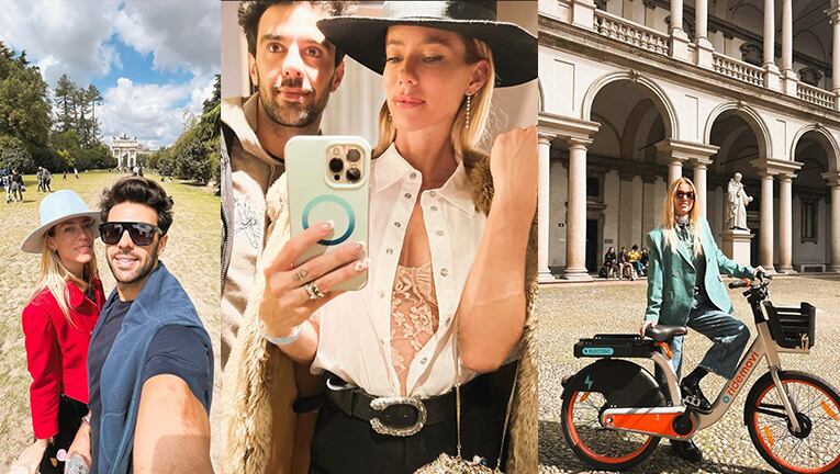 Nicole Neumann compartió las fotos de sus vacaciones con Manu Urcera.