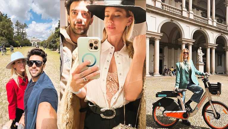 Nicole Neumann compartió las fotos de sus vacaciones con Manu Urcera.