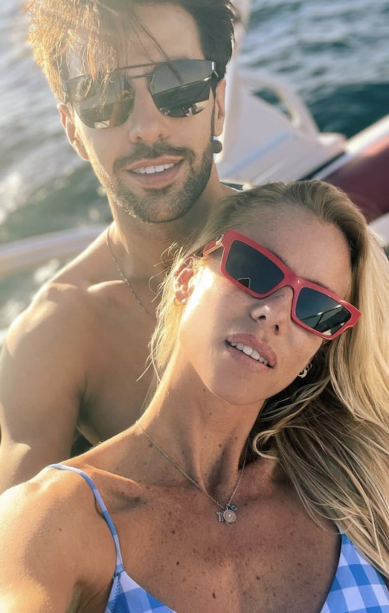 Nicole Neumann compartió las fotos más románticas navegando con José Manuel Urcera: "De a dos todo es mejor"