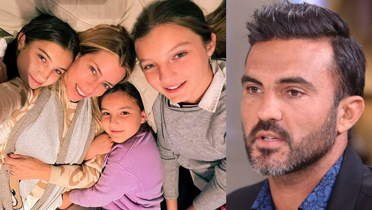 Nicole Neumann contó cómo reaccionó Fabián Cubero cuando eligió los nombres de sus hijas.