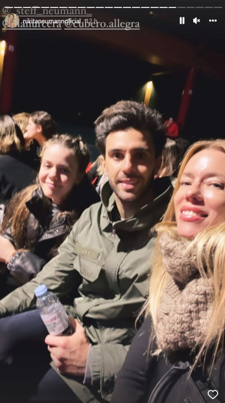 Nicole Neumann le dedicó a Allegra un dulce mensaje por su actuación luego de los posteos de Mica Viciconte y Fabián Cubero