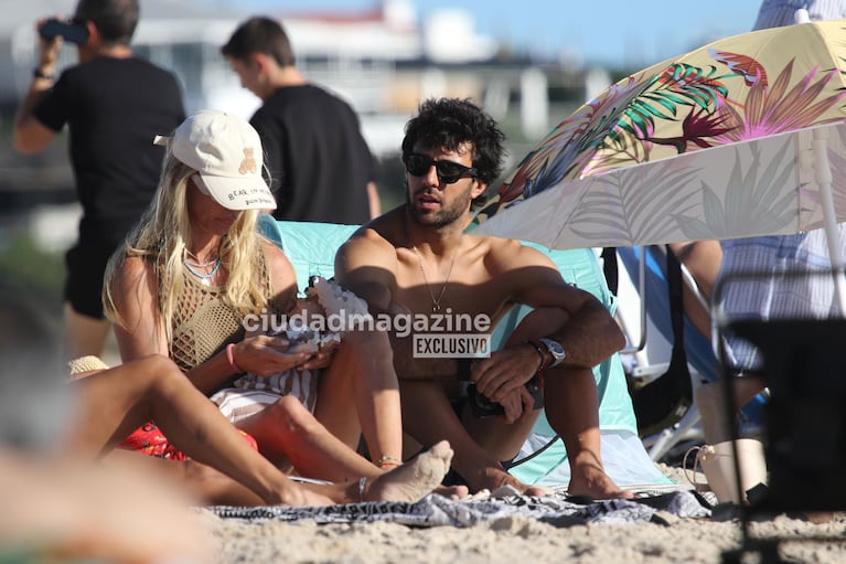 Nicole Neumann, Manu y Cruz Urcera en Punta del Este (Imagen: RS Fotos).