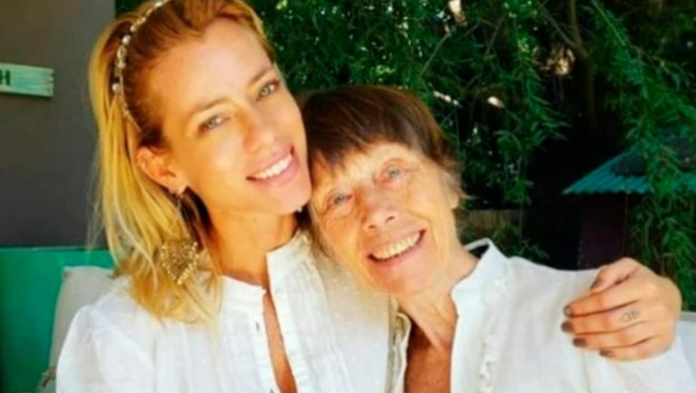 Nicole Neumann presentó a su abuela Petra y es tan canchera como ella.