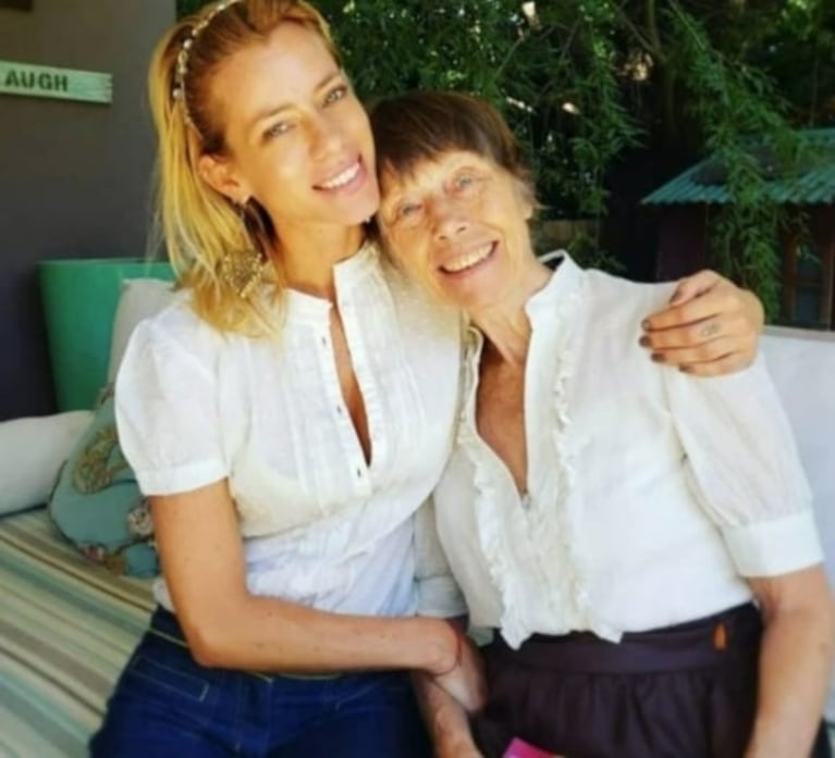 Nicole Neumann presentó a su abuela Petra y es tan fashionista como ella