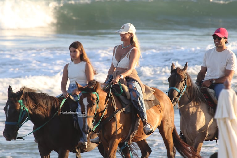 Nicole Neumann, Sienna Cubero y Manu Urcera