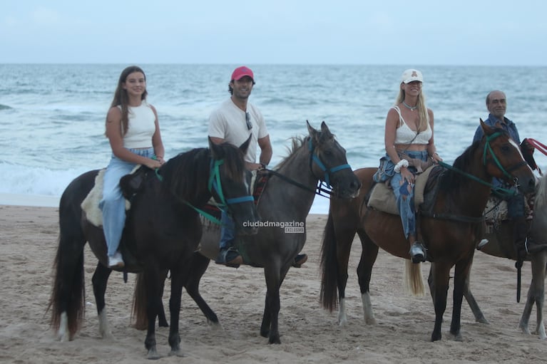 Nicole Neumann, Sienna Cubero y Manu Urcera