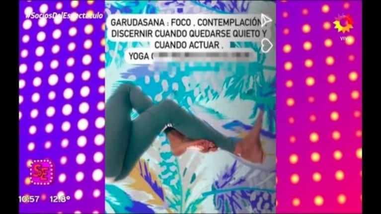 Nicole Neumann usó una frase de yoga para explicar su silencio en medio del escándalo familiar