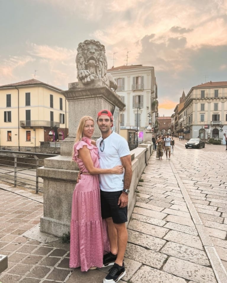 Nicole Neumann viajó a Italia con Manu Urcera: las fotos del apasionado viaje en pareja