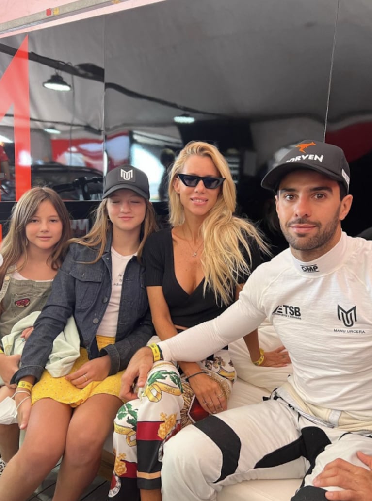 Nicole Neumann y sus hijas con Fabián Cubero acompañaron a Manu Urcera: "Vinimos a acompañar"