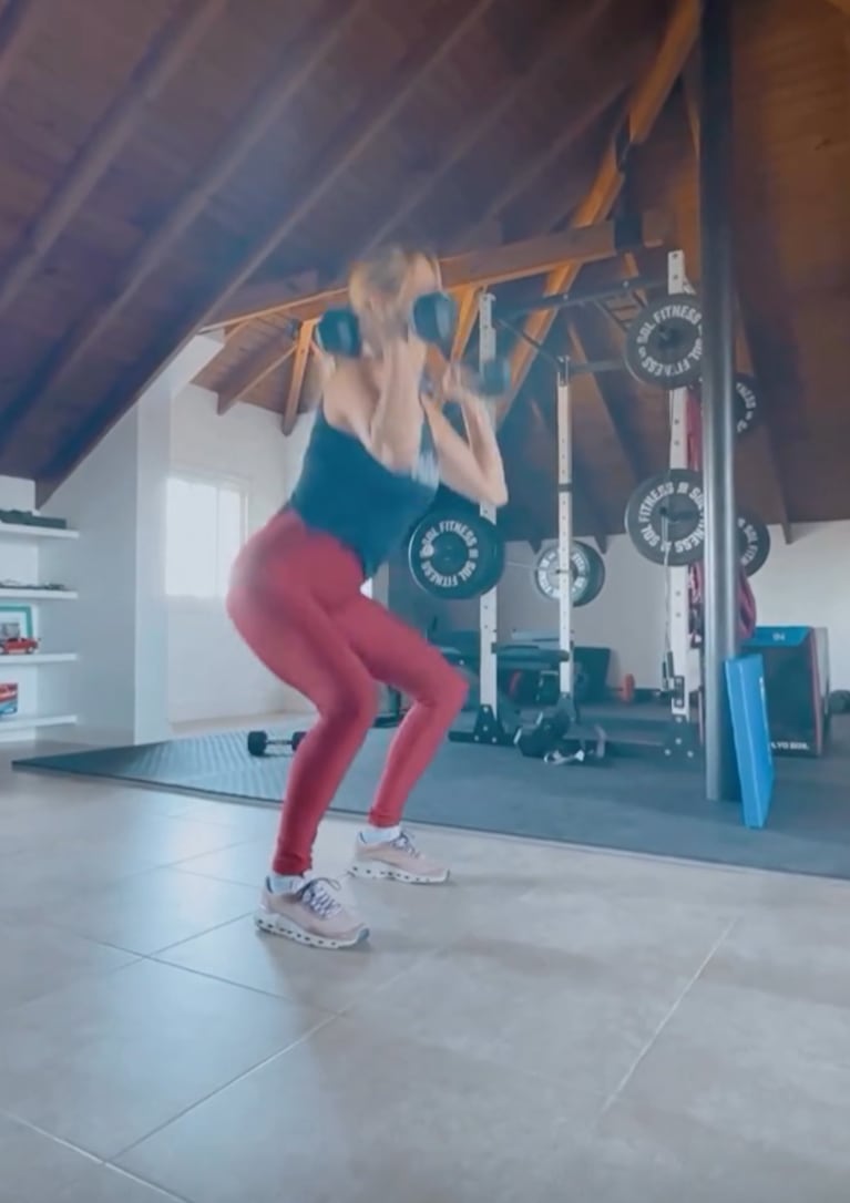 Nicole se mostró desde el gimnasio y estallaron las críticas.