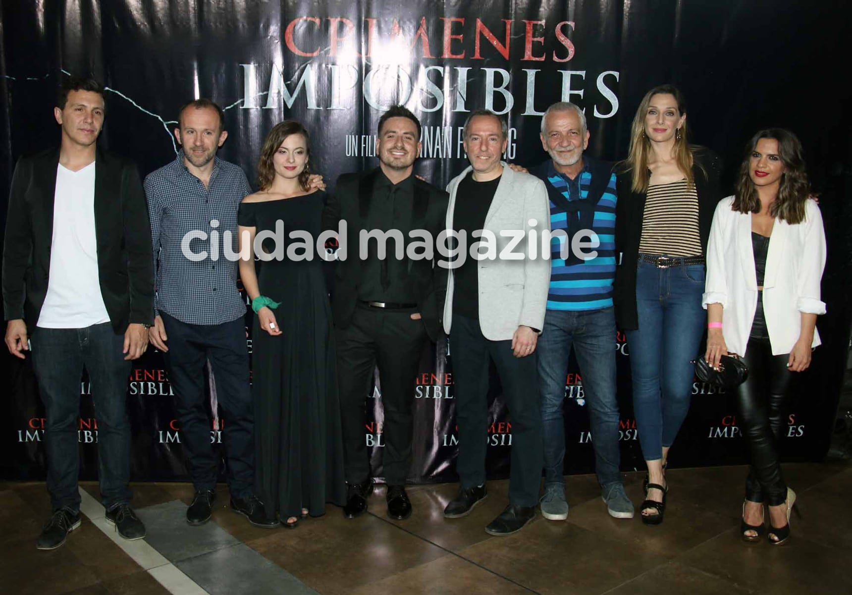 Noche de famosos en la premiere de Crímenes imposibles, el filme de Fede Bal. (Foto: Movilpress)