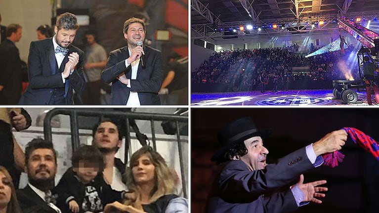 ¡Noche de gala! La felicidad de Marcelo Tinelli en la inauguración del polideportivo de San Lorenzo en Boedo