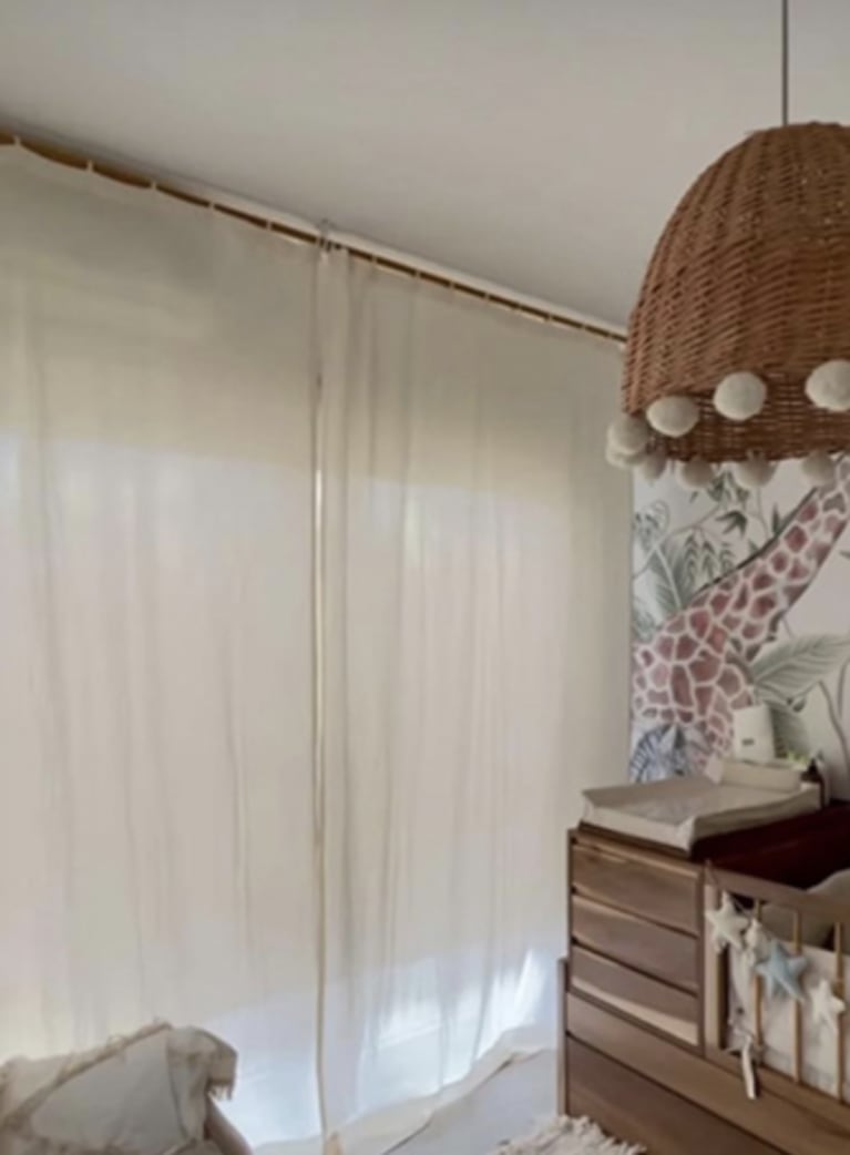 Noelia Marzol mostró cómo decoró el cuarto que será de su bebé