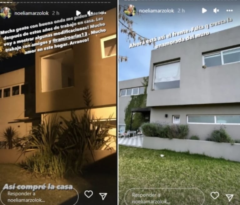 Noelia Marzol mostró el antes y después de su casa luego de las reformas y refacciones