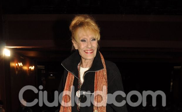 Norma Pons en la presentación de La Casa de Bernarda Alba (Foto: Jennifer Rubio). 