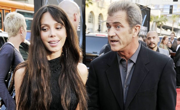 Oksana Grigorieva y Mel Gibson. (Foto: Web)