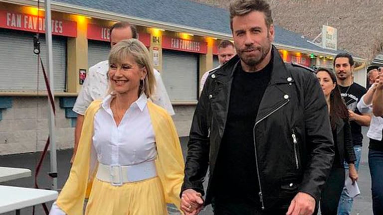 Olivia Newton-John y John Travolta: el último gran encuentro de la pareja de Grease