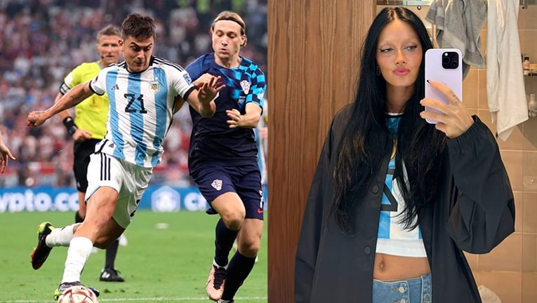 Oriana Sabatini se emocionó por el debut de Paulo Dybala en el Mundial Qatar 2022.