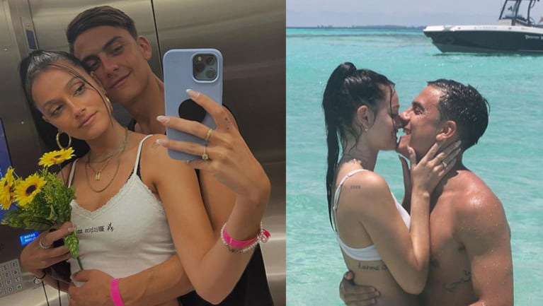 Oriana Sabatini y Paulo Dybala intercambiaron mensajes de amor por su tercer aniversario.