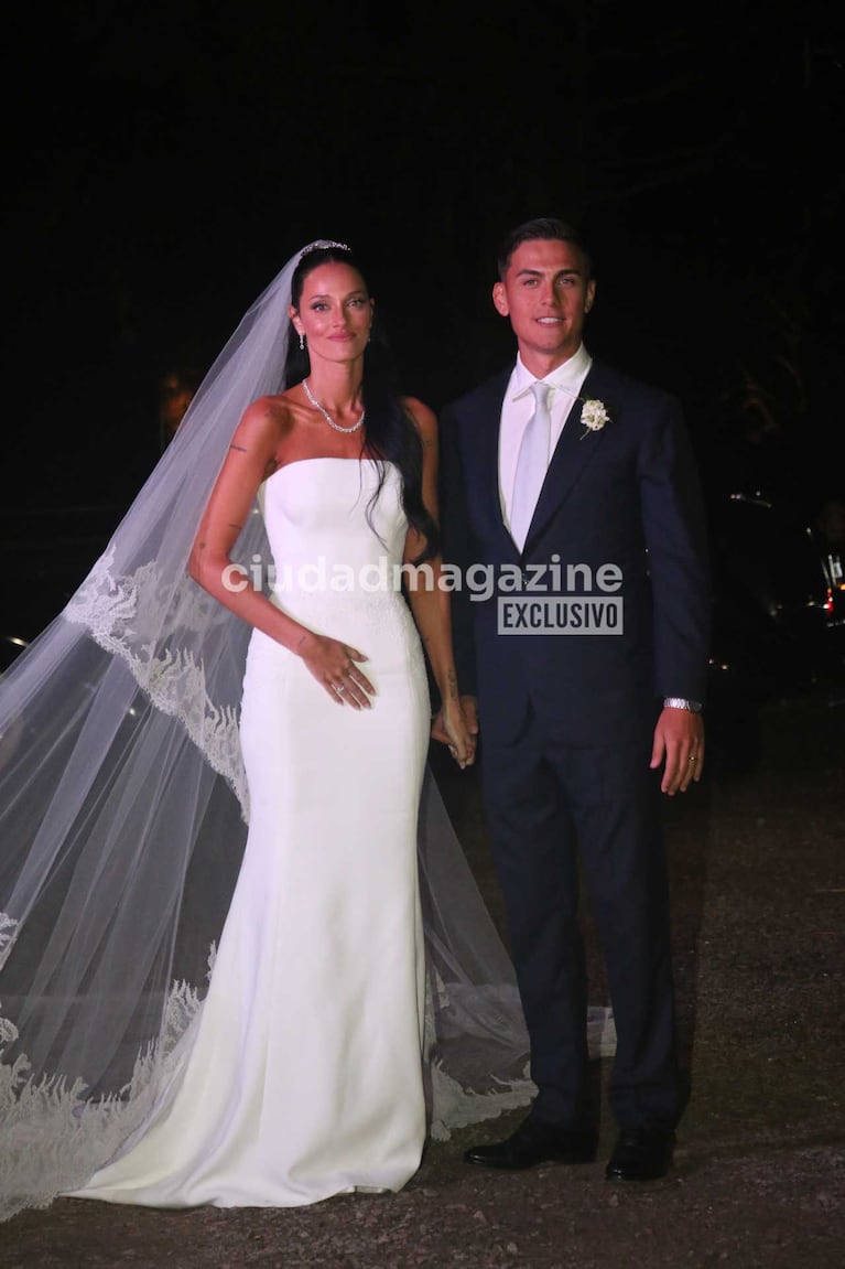 Oriana Sabatini y Paulo Dybala se casaron tras seis años de novios. (Foto: Movilpress)