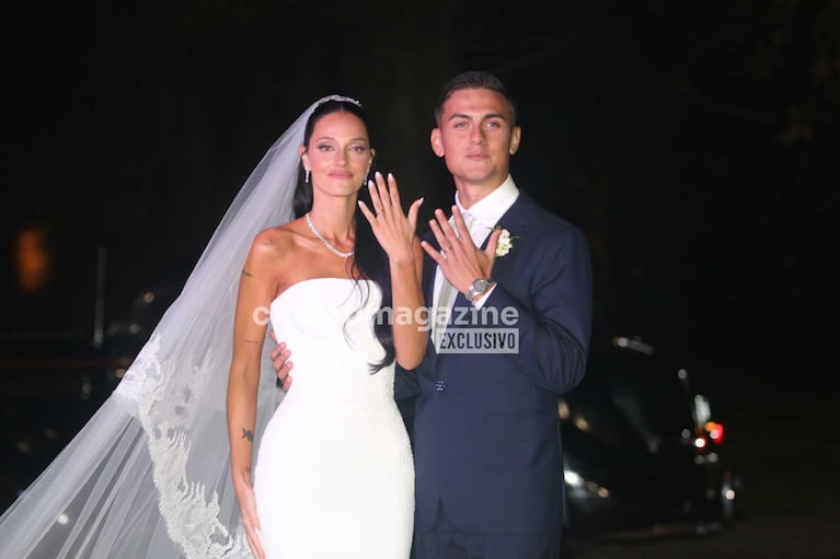 Oriana Sabatini y Paulo Dybala se casaron tras seis años de novios. (Foto: Movilpress)