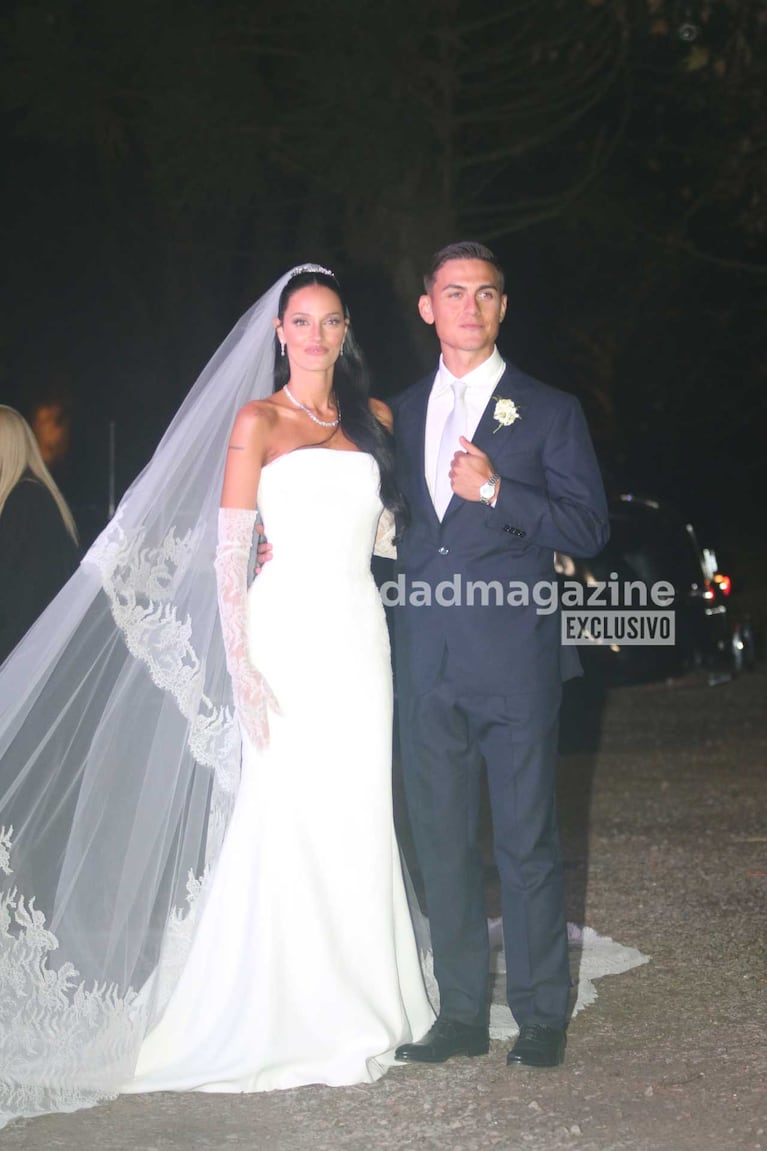 Oriana Sabatini y Paulo Dybala se casaron tras seis años de novios. (Foto: Movilpress)