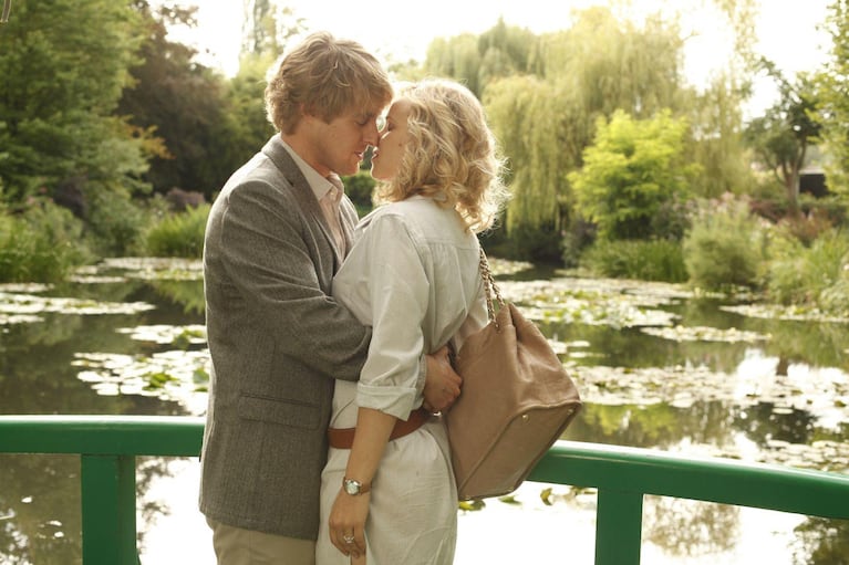 Owen Wilson y Rachel McAdams en "Medianoche en París".