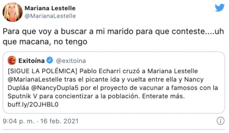Pablo Echarri defendió a Nancy Dupláa, tras su fuerte cruce con Mariana Lestelle: "La criticaste por prejuicio"