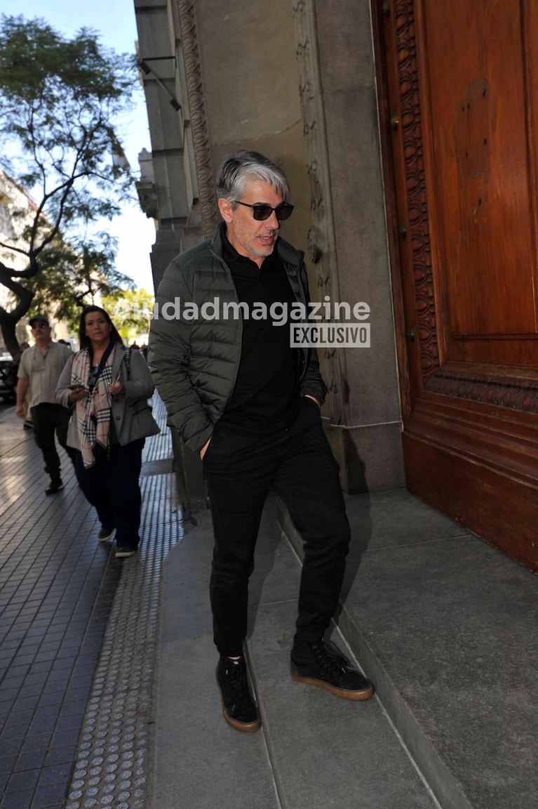 Pablo Echarri despidió a Daniel Fanego (Foto: Movilpress).