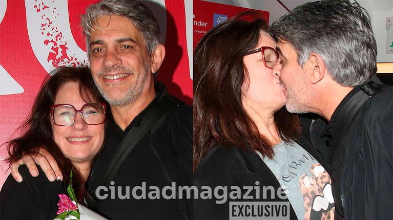 Pablo Echarri y Nancy Dupláa en el teatro (Fotos: Movilpress).