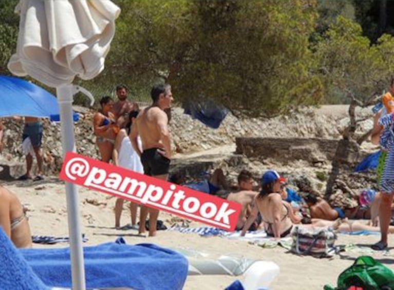 Pablo Echarri y Nancy Dupláa, mimosos disfrutando de sus días en las playas de Mallorca