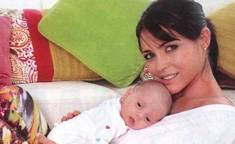 Pamela David: “Lola tiene que ir al pediatra día por medio”. (Foto: Revista Gente)