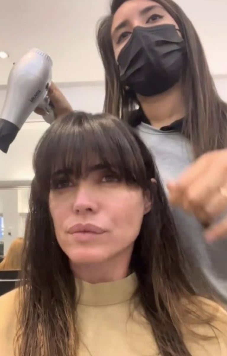 Pamela David se animó a un radical cambio de look y mostró el resultado