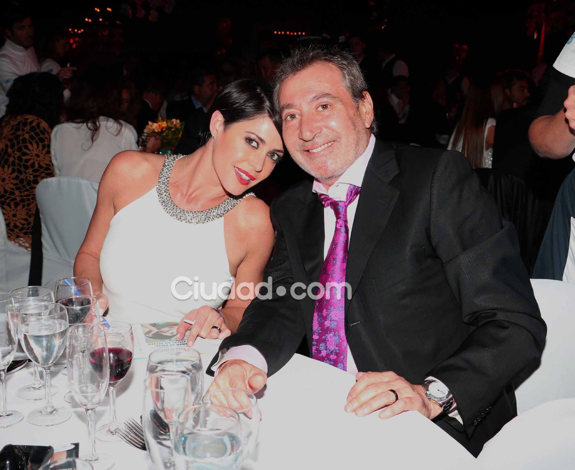 Pamela David y Daniel Vila, enamorados en la cena solidaria (Fotos: Movilpress).