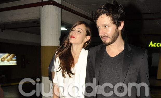 Pampita acompañó a Vicuña en el estreno (Foto: Jennifer Rubio). 