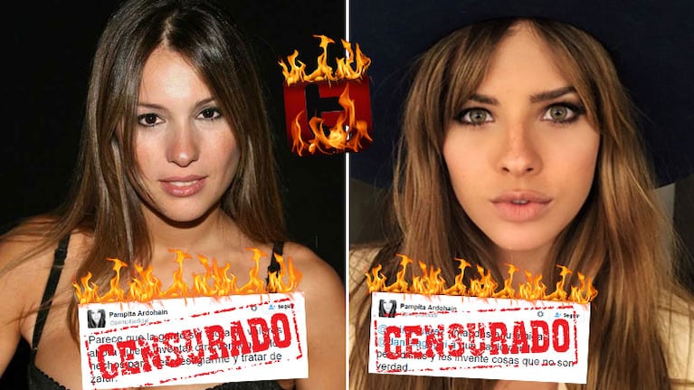 Pampita acusó públicamente a la China Suárez por Twitter, en medio del escándalo con Vicuña… ¡y la arrobó!