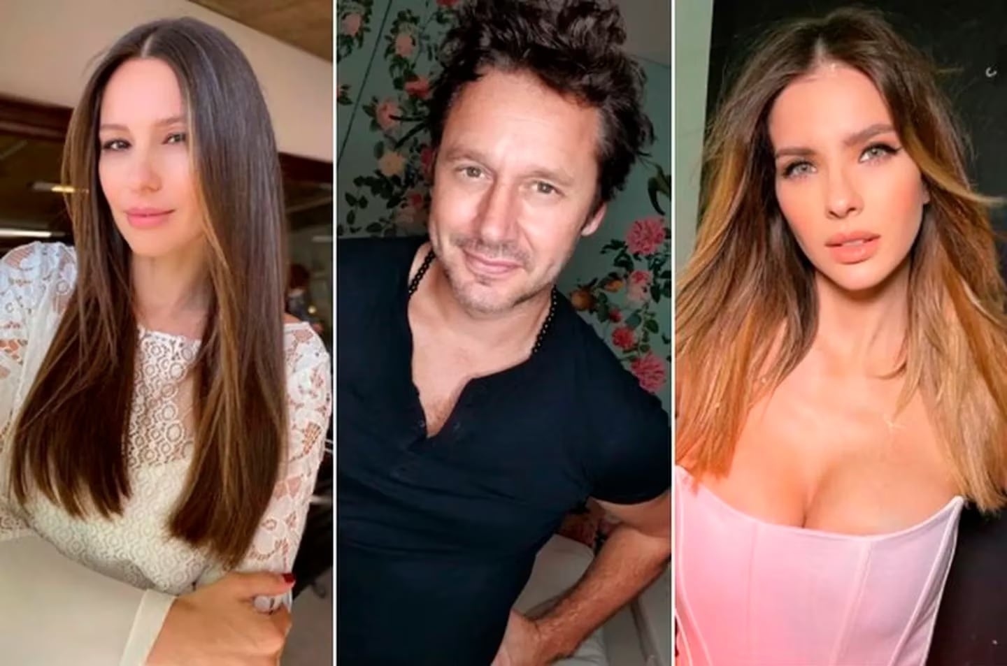 Pampita, Benjamín Vicuña y la China Suárez.