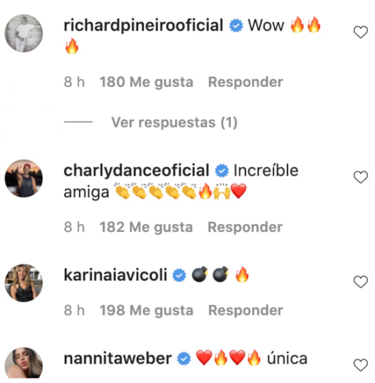 Pampita brilló bailando en el caño de La Academia y los famosos la felicitaron en las redes: "Sos icónica"