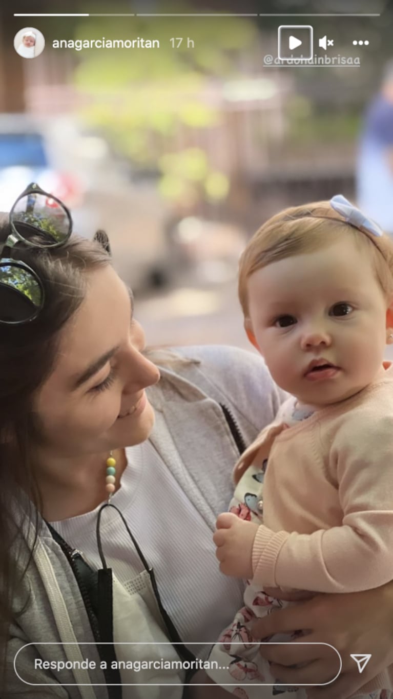 Pampita compartió las fotos más lindas de su sobrina Brisa con Ana García Moritán