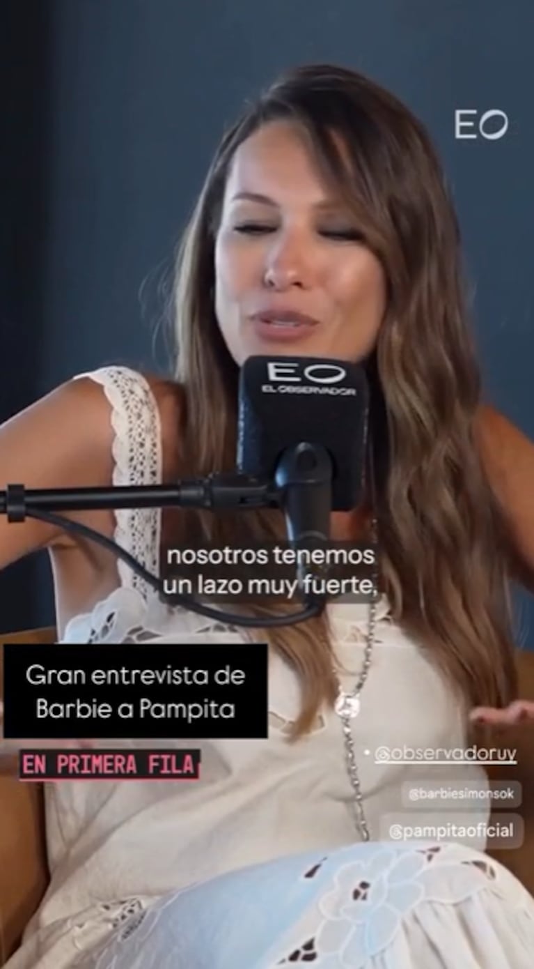 Pampita contó por qué su lazo con Benjamín es "muy fuerte".